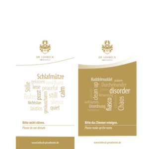 Türhänger "Bitte nicht stören" VE 400