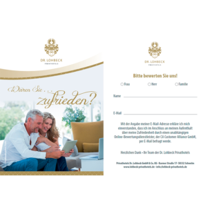 Customer alliance/Online Bewertung VE 100