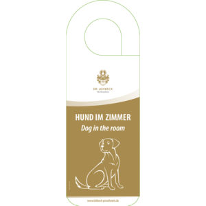 Türhänger "Vorsicht Hund" VE 100